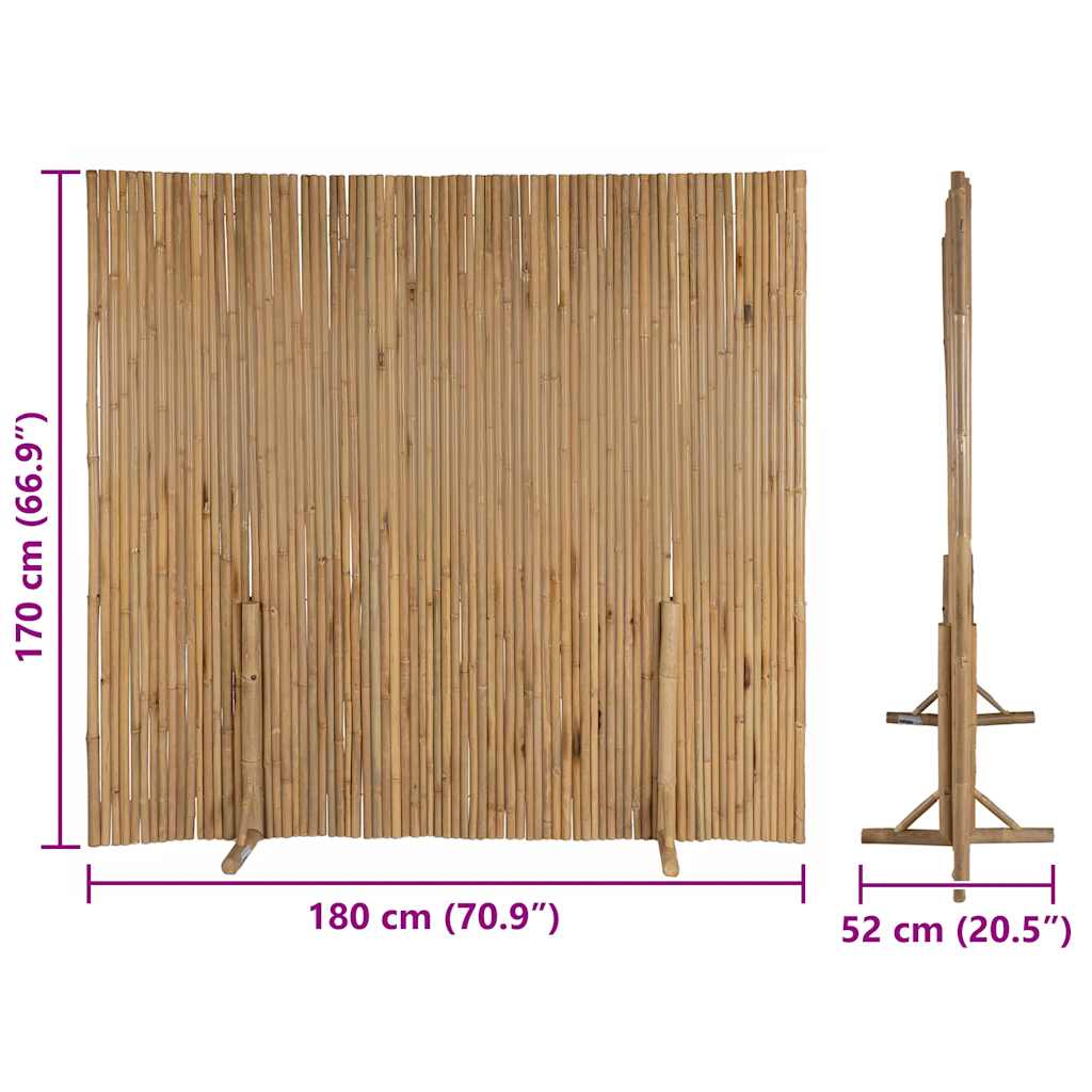 Bamboo Fence 180x170 cm