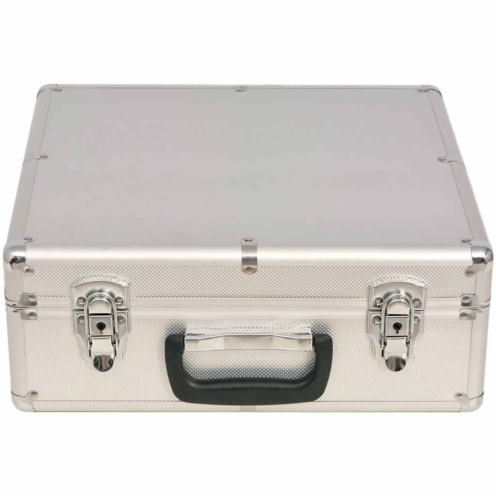 Combine Poker/Blackjack Set with 600 Laser Chips Aluminium