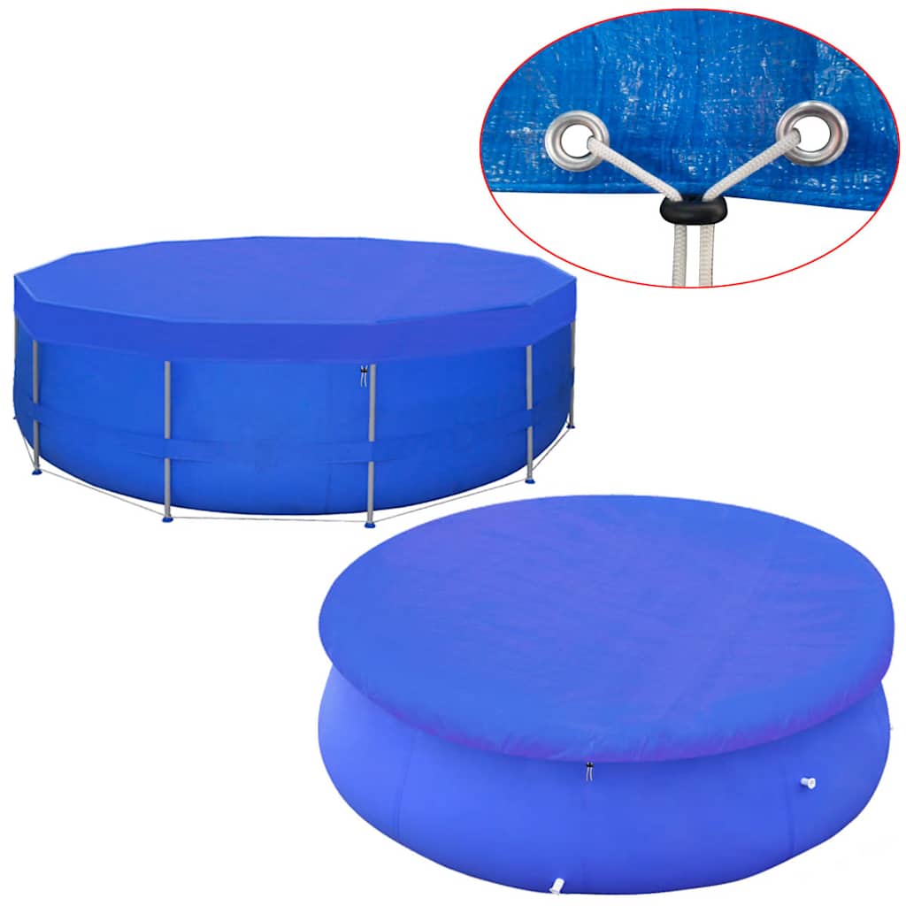 Pool Cover | Dark Blue | Polyethylene | 540 cm Diameter