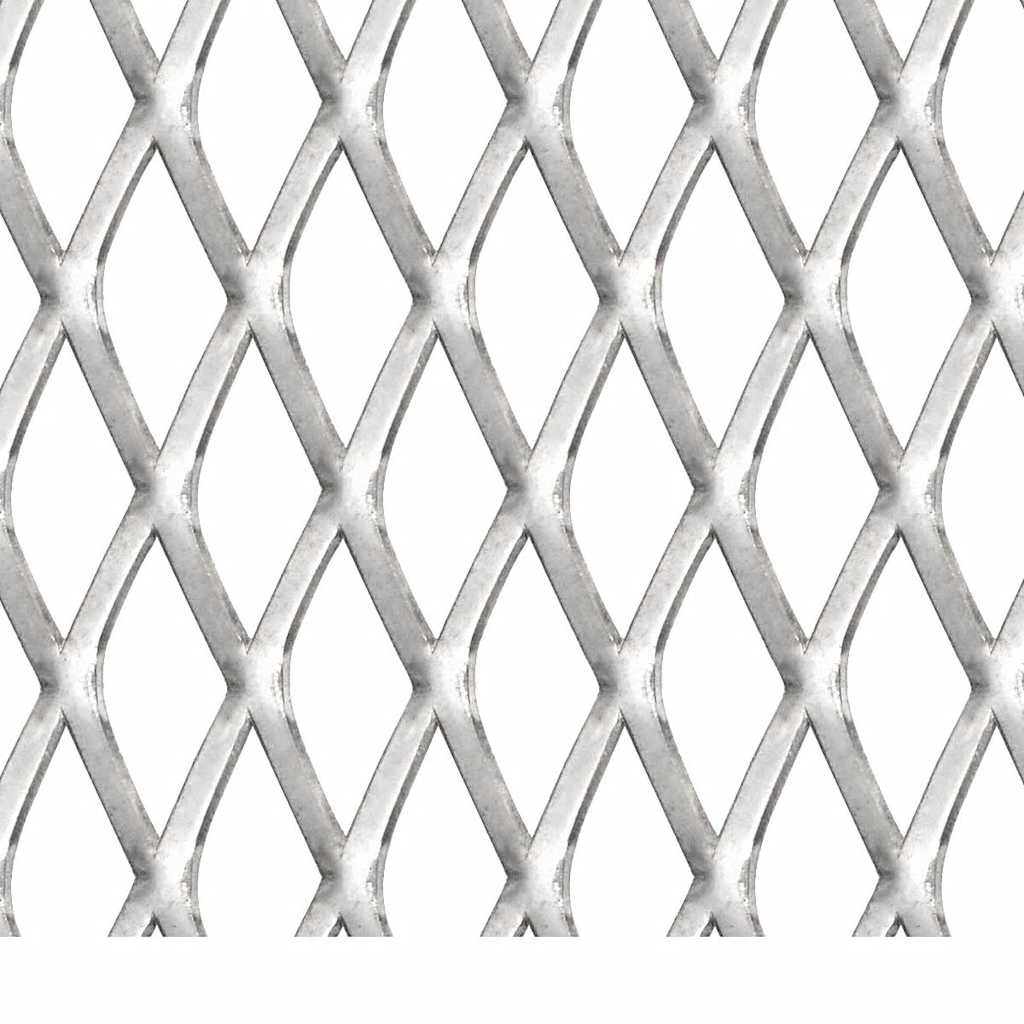142284 vidaXL Garden Wire Fence Stainless Steel 50x50 cm 45x20x4 mm