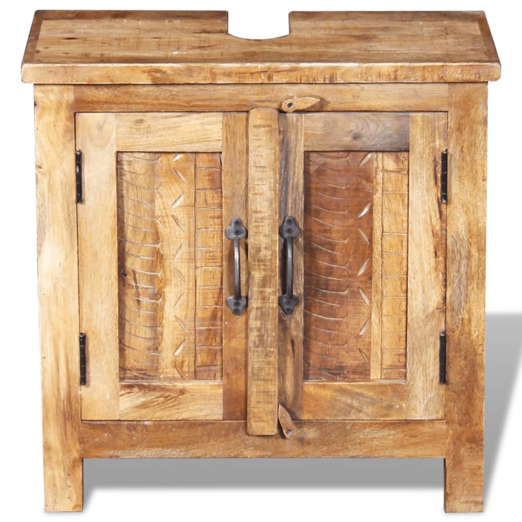 Bathroom Furniture Set | Various shades of brown | Solid mango wood