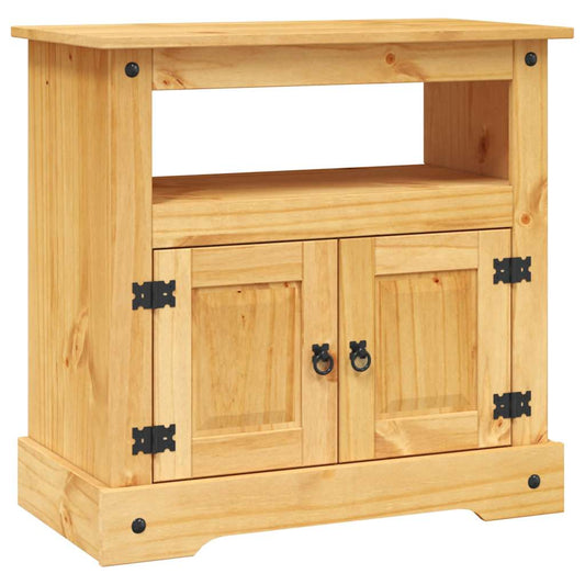 Tv Cabinet | Brown | Solid waxed pinewood | Medium | Tv Cabinet