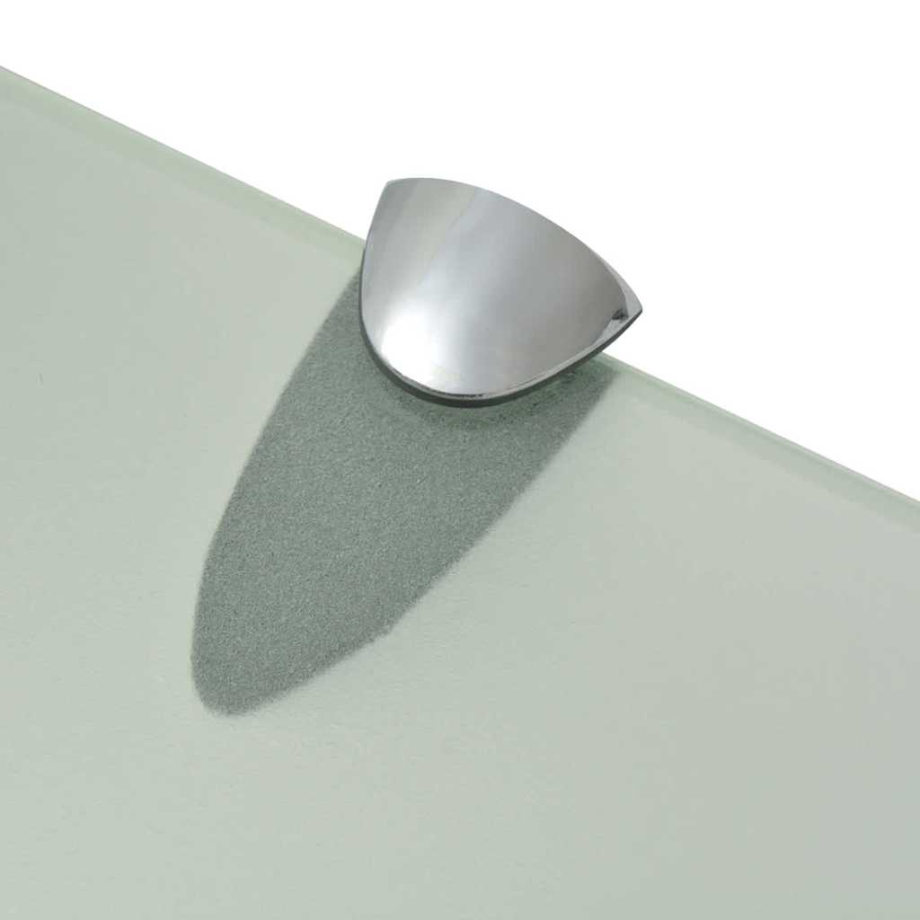 Floating Shelf | Frosted | Toughened safety glass and zinc alloy