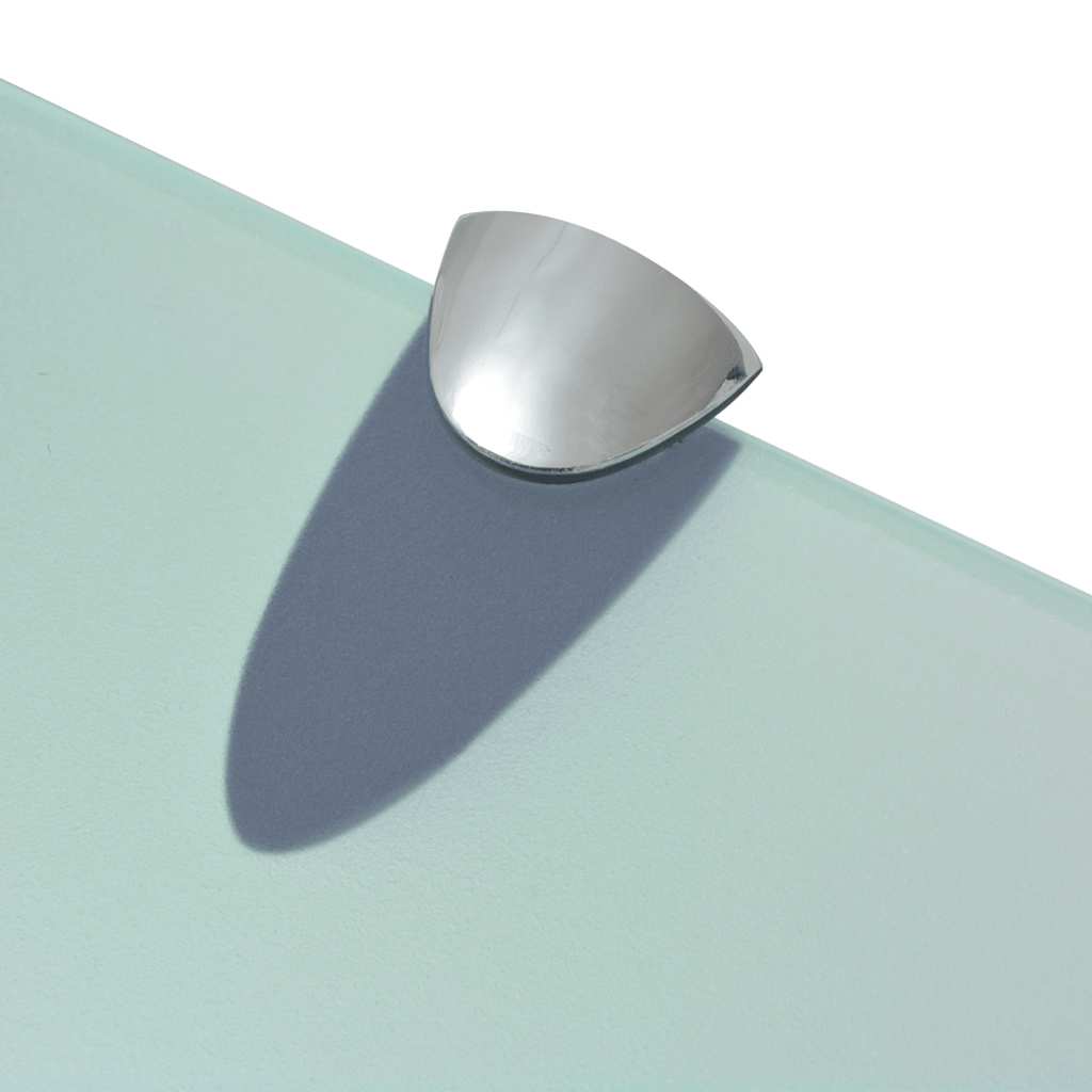 Floating Shelf | Clear | Tempered safety glass, Zinc alloy | 50 x 20 cm