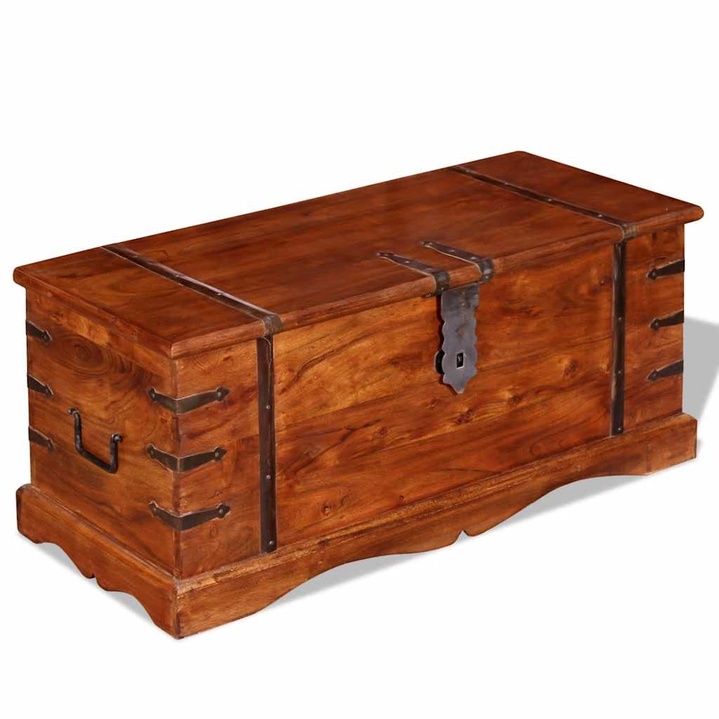 Storage Chest | Brown with a honey finish