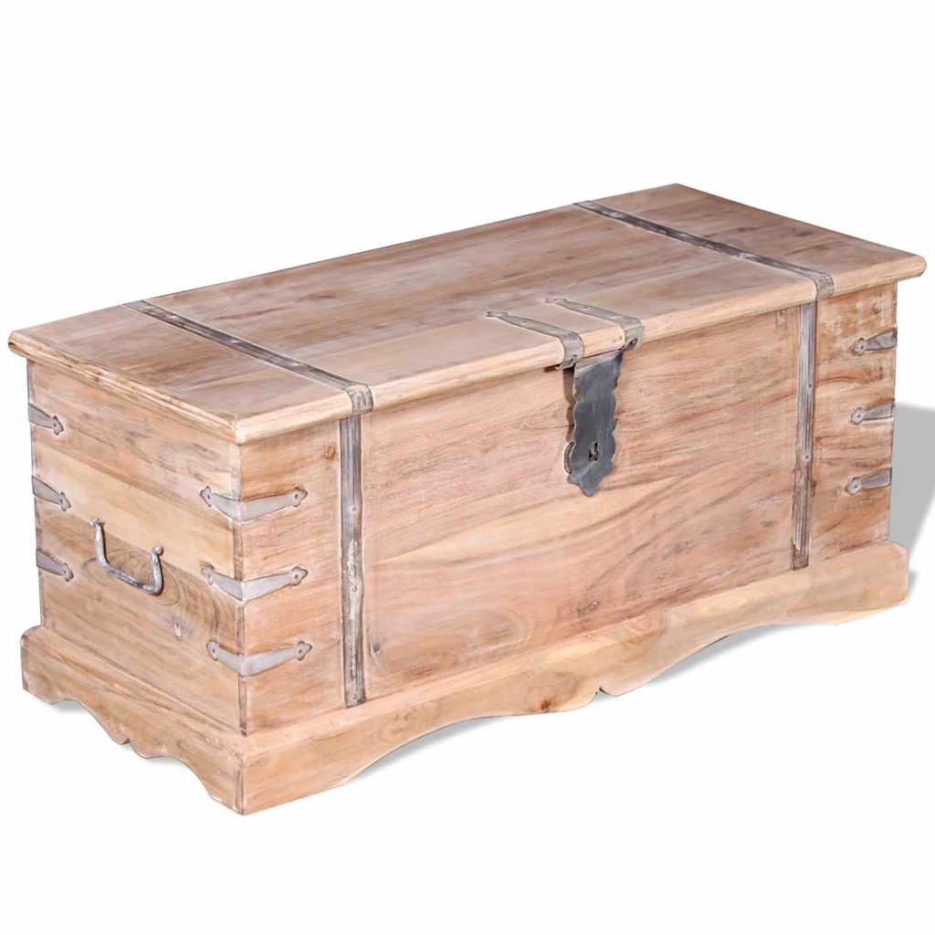 Storage Chest | Brown | Solid Acacia wood | Medium | Storage Chest