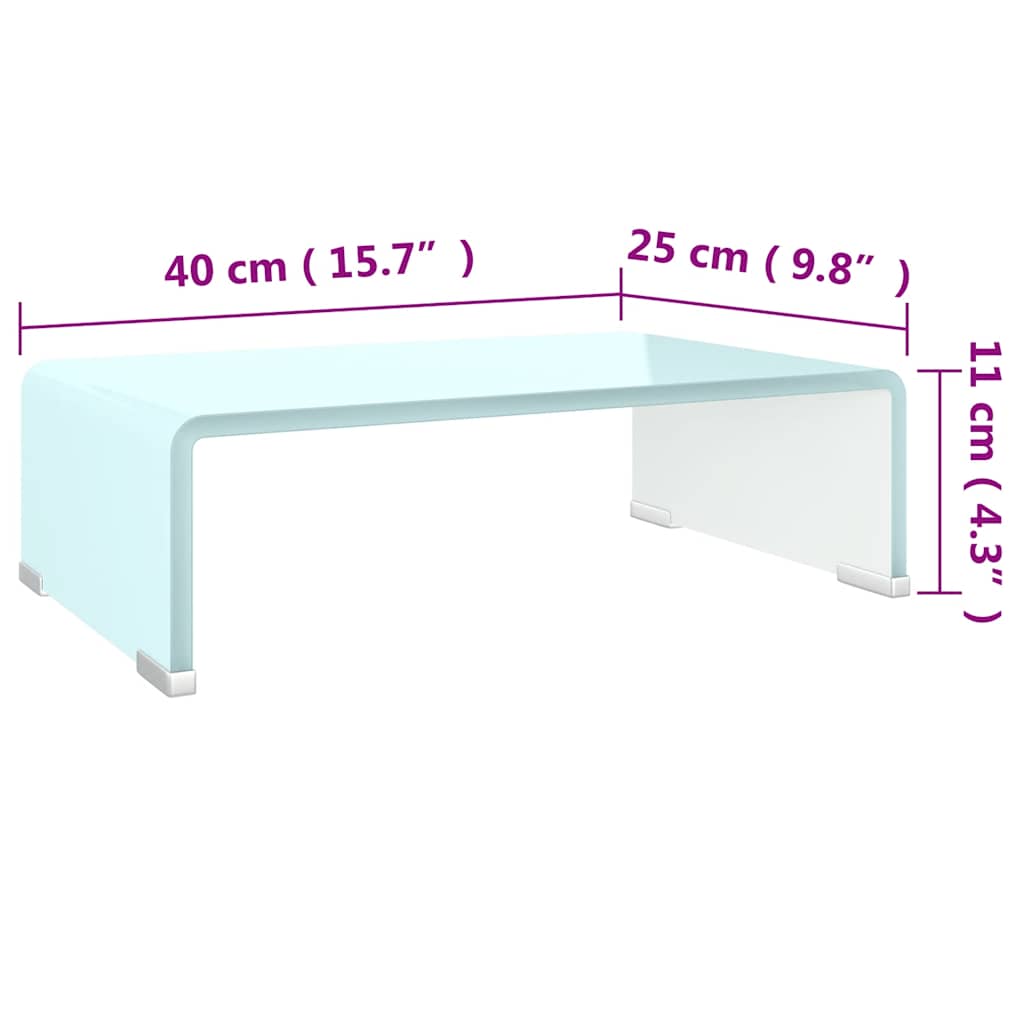 Tv Stand | Green | Tempered glass | Small | Sleek | TV Stand