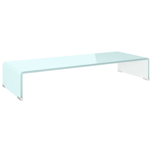 TV Stand | Green | Tempered Glass | Sleek | TV Stand | Rectangular