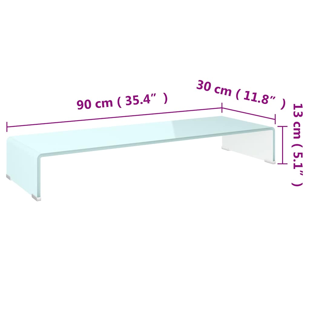 TV Stand | Green | Tempered Glass | Large | Modern | Simply Stylish