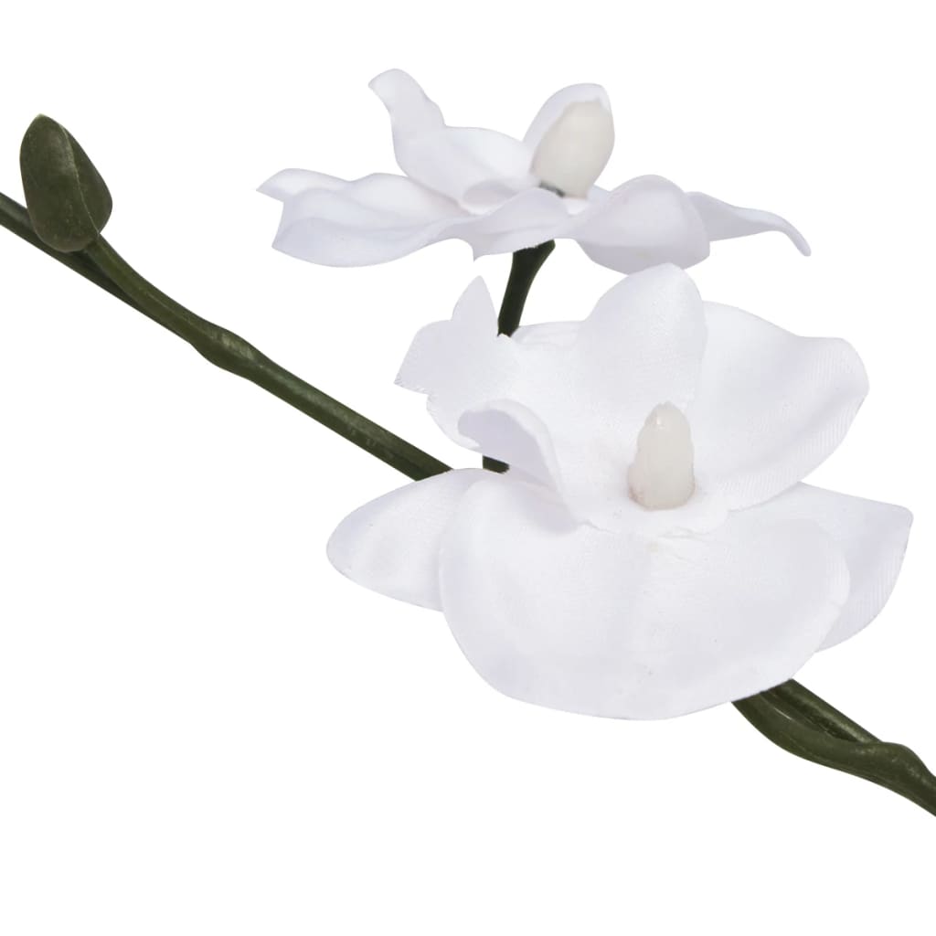 Artificial Plant | White | Fabric | Small | Durable | Artificial Plant