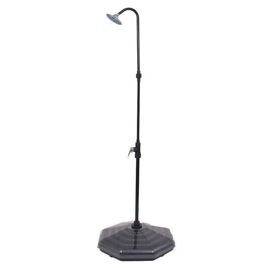 Solar Shower | Black | Aluminium | Standard | Height-Adjustable
