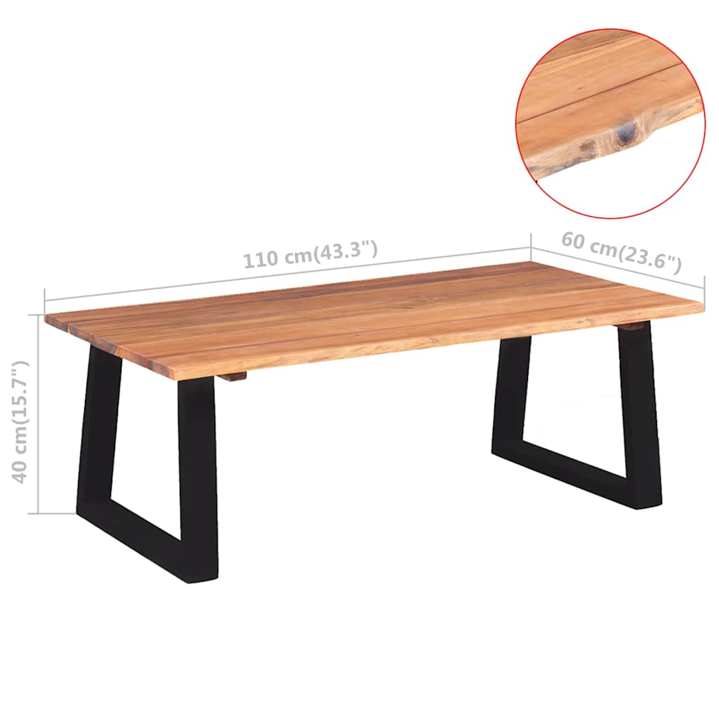 Coffee Table | Brown and black