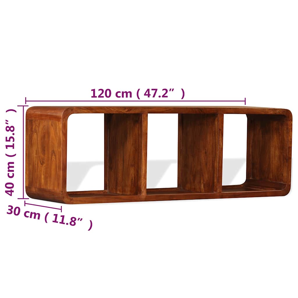 TV Cabinet | Brown | Solid acacia wood | Medium | TV Cabinet