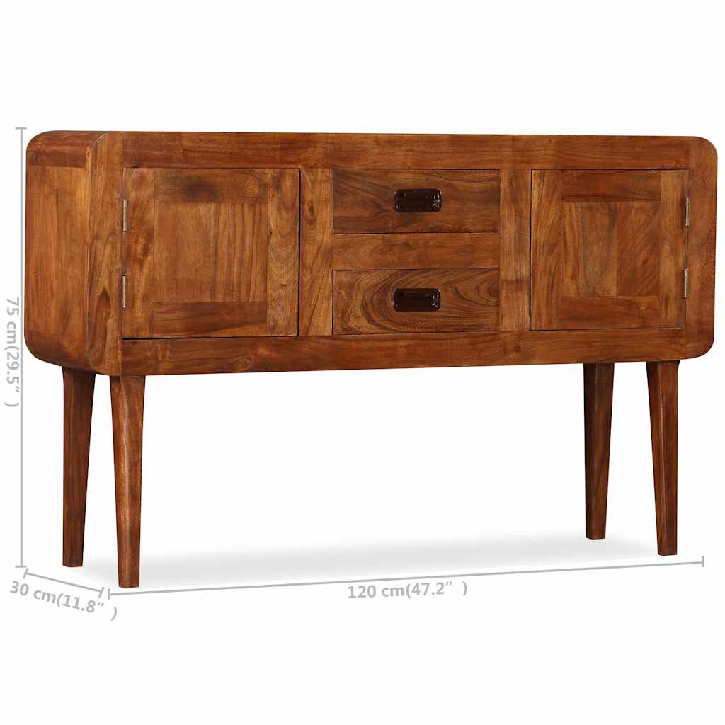 Sideboard | Honey brown | Solid acacia wood | Medium | Sideboard