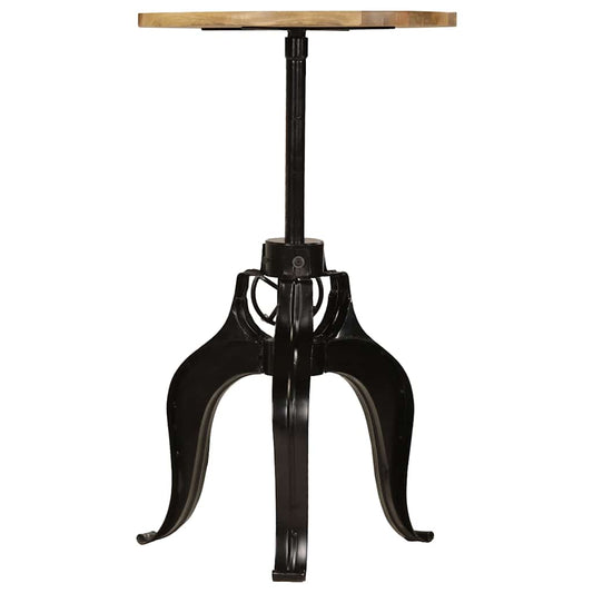 Bar Table Solid Mango Wood 60x(76-110) cm