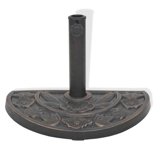 Parasol Base | Bronze | Resin | 9 kg | Durable | Parasol Base | Crescent