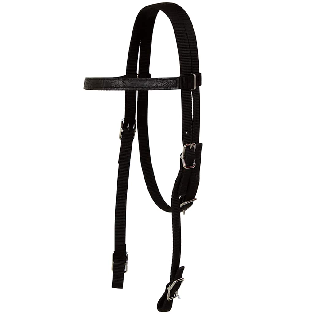 Western Horse Saddle | Black | Real Leather | 16" | Sturdy