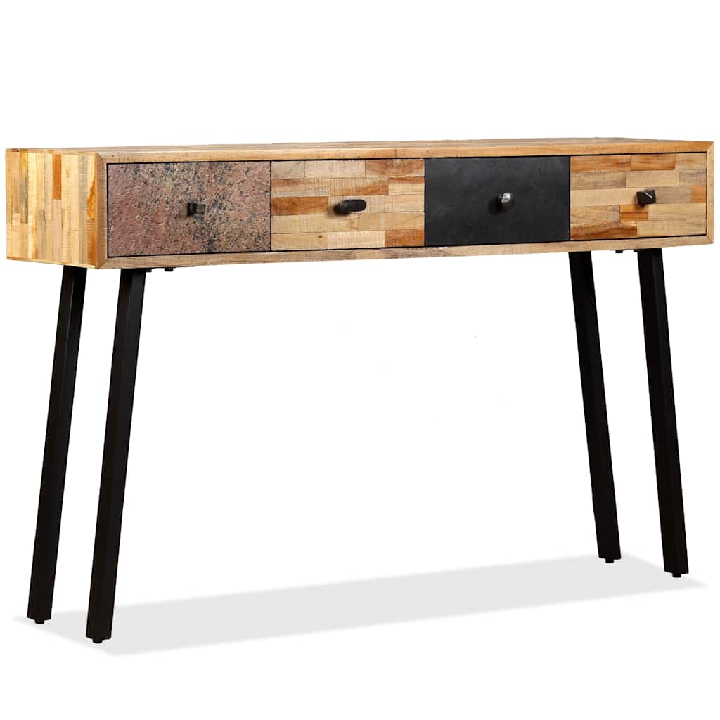 Console Table | Multicoloured | Reclaimed teak | Large | Console Table