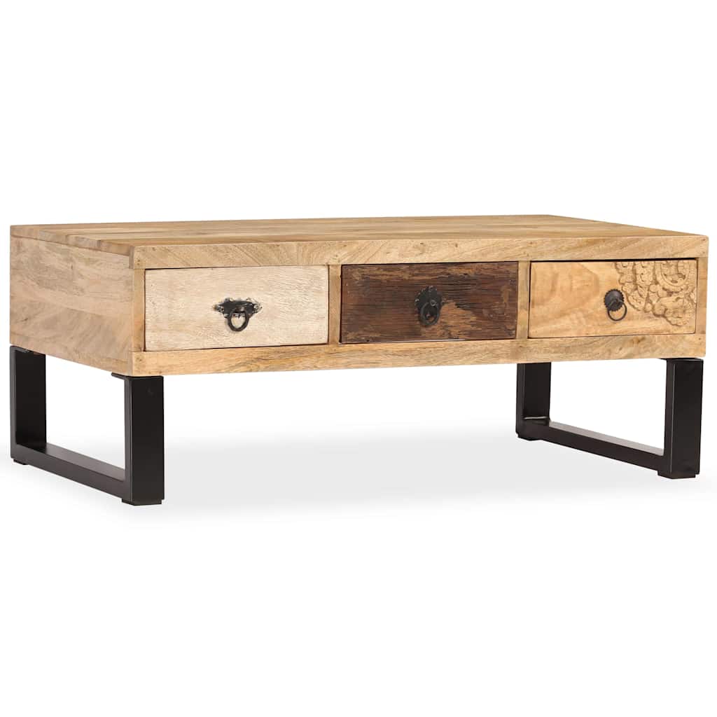Coffee Table | Natural Wood | Solid Mango Wood | Medium | Coffee Table