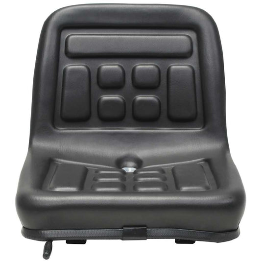 142317 vidaXL Universal Tractor Seat Black