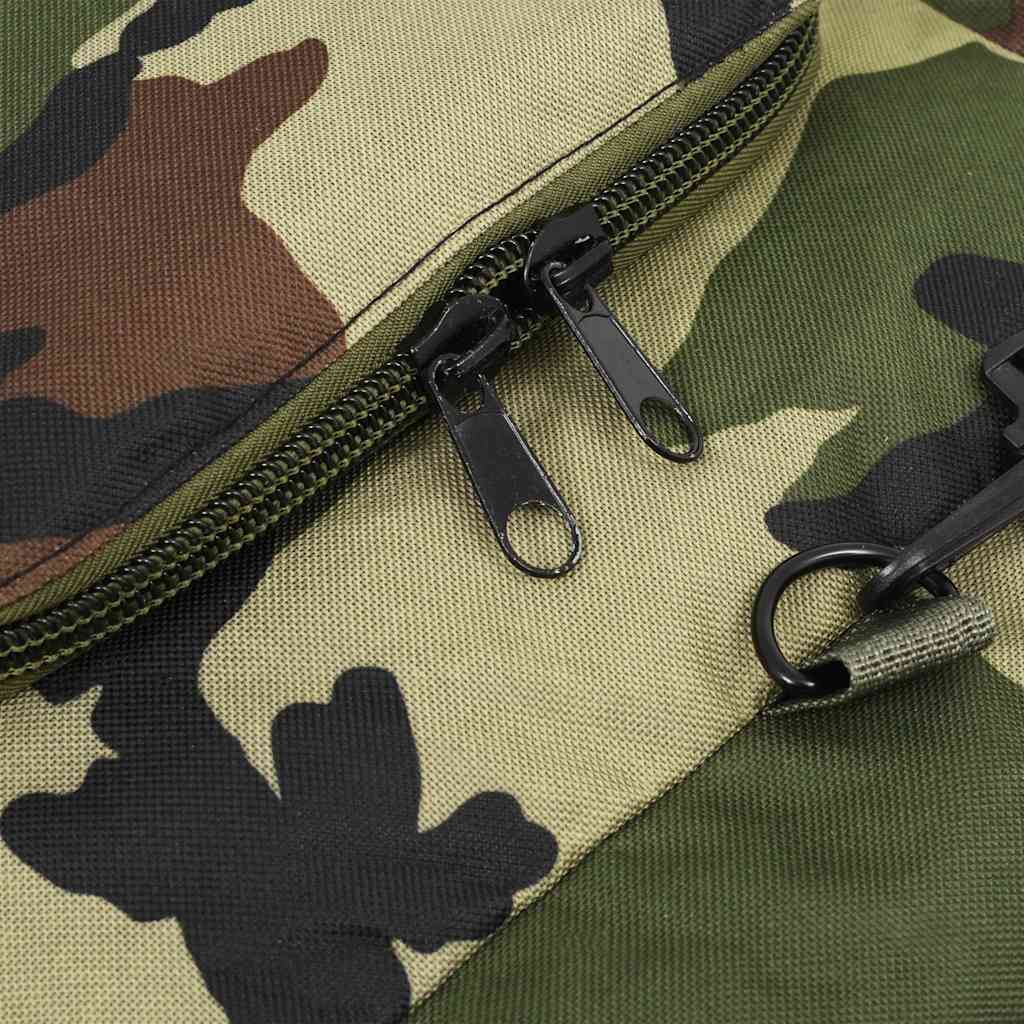 91389 vidaXL 3-in-1 Army-Style Duffel Bag 45 L Camouflage