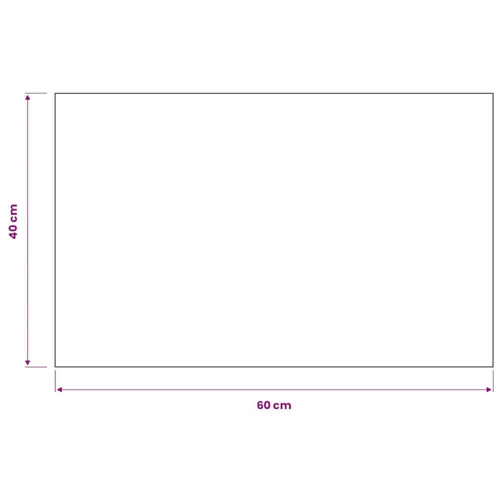 Door Mat | Anthracite | Polypropylene | 40 x 60 cm | Non-slip | Door Mat