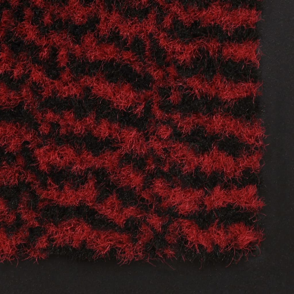 Door Mat | Red | Polypropylene and rubber | 40 x 60 cm | Durable