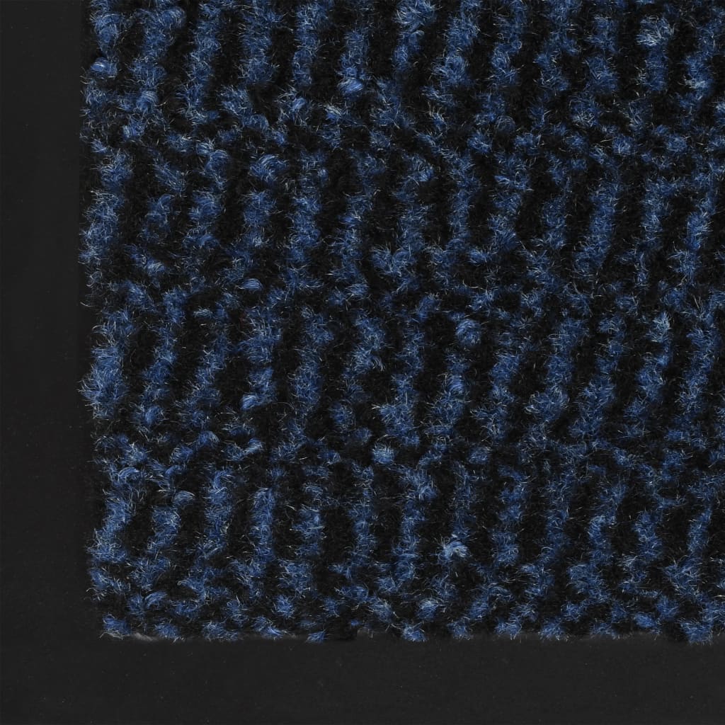 Door Mat | Blue | Polypropylene | 40x60 cm | Door Mat | Rectangular