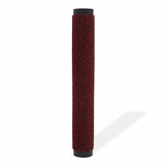Door Mat | Red | Polypropylene with rubber backing | 120 x 180 cm