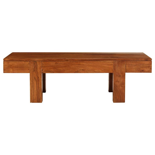 Coffee Table Solid Acacia Wood Honey Finish 100x50x30 cm