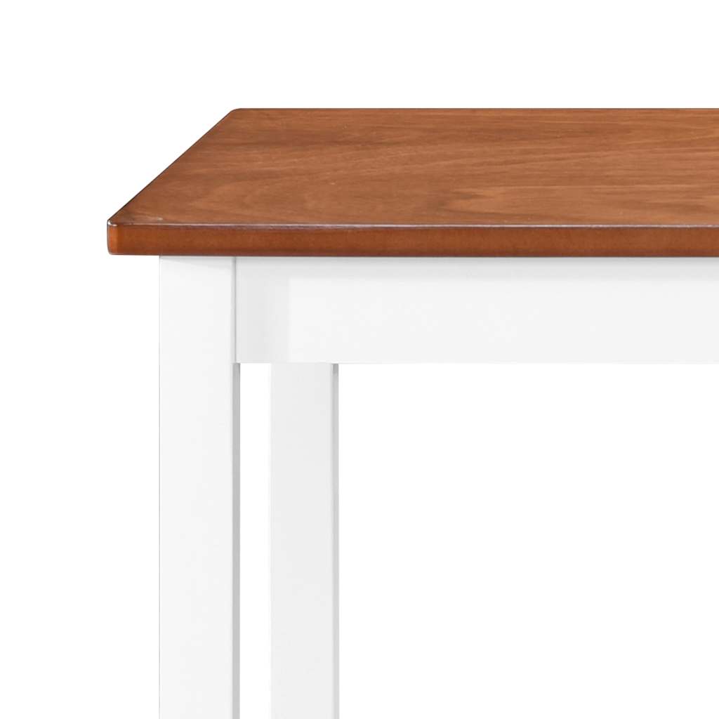 Bar Set | Brown and white | MDF and solid wood