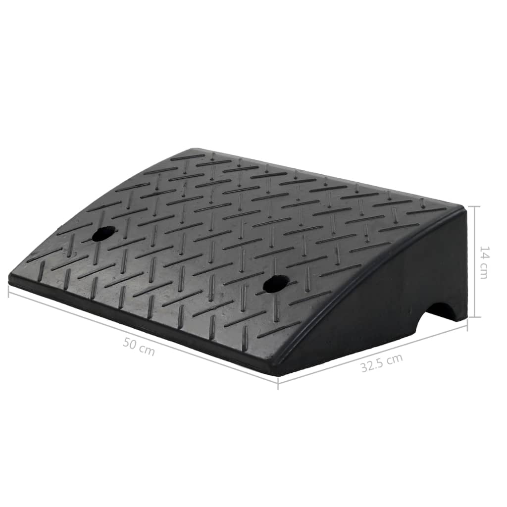 Kerb Ramp Rubber 50x32,5x14 cm