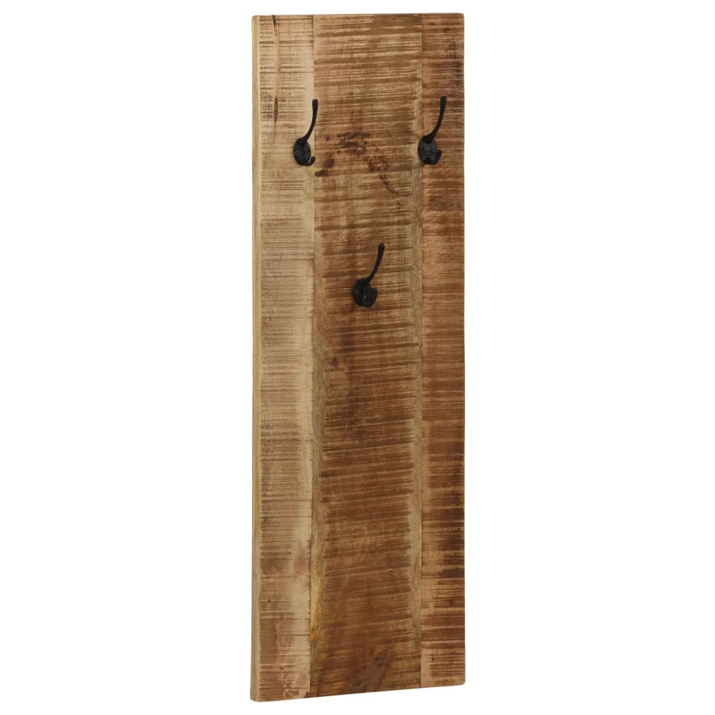 Coat Rack | Set of 2 | Brown | Solid mango wood and powder-coated steel