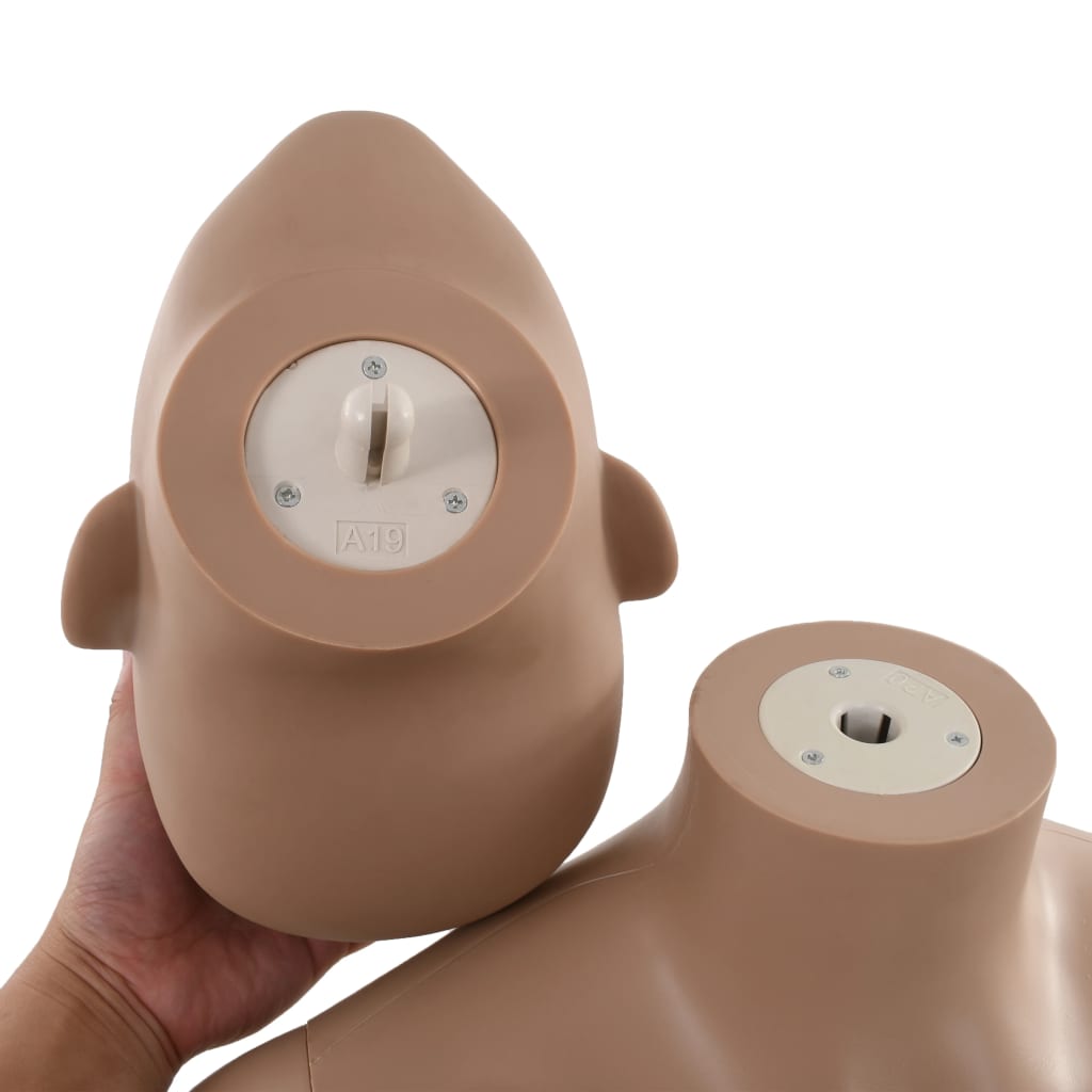 Sexy Female Mannequin with Glass Base Beige 70.9"