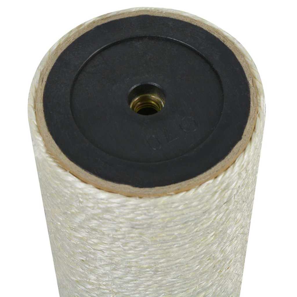 Cat Scratching Post | Beige | Natural sisal, Particle board | 8x60 cm
