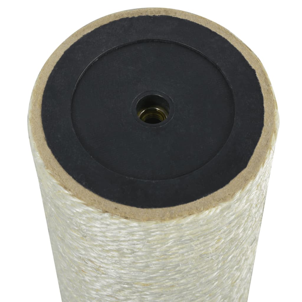 Cat Scratching Post 8x45 cm 8 mm Beige