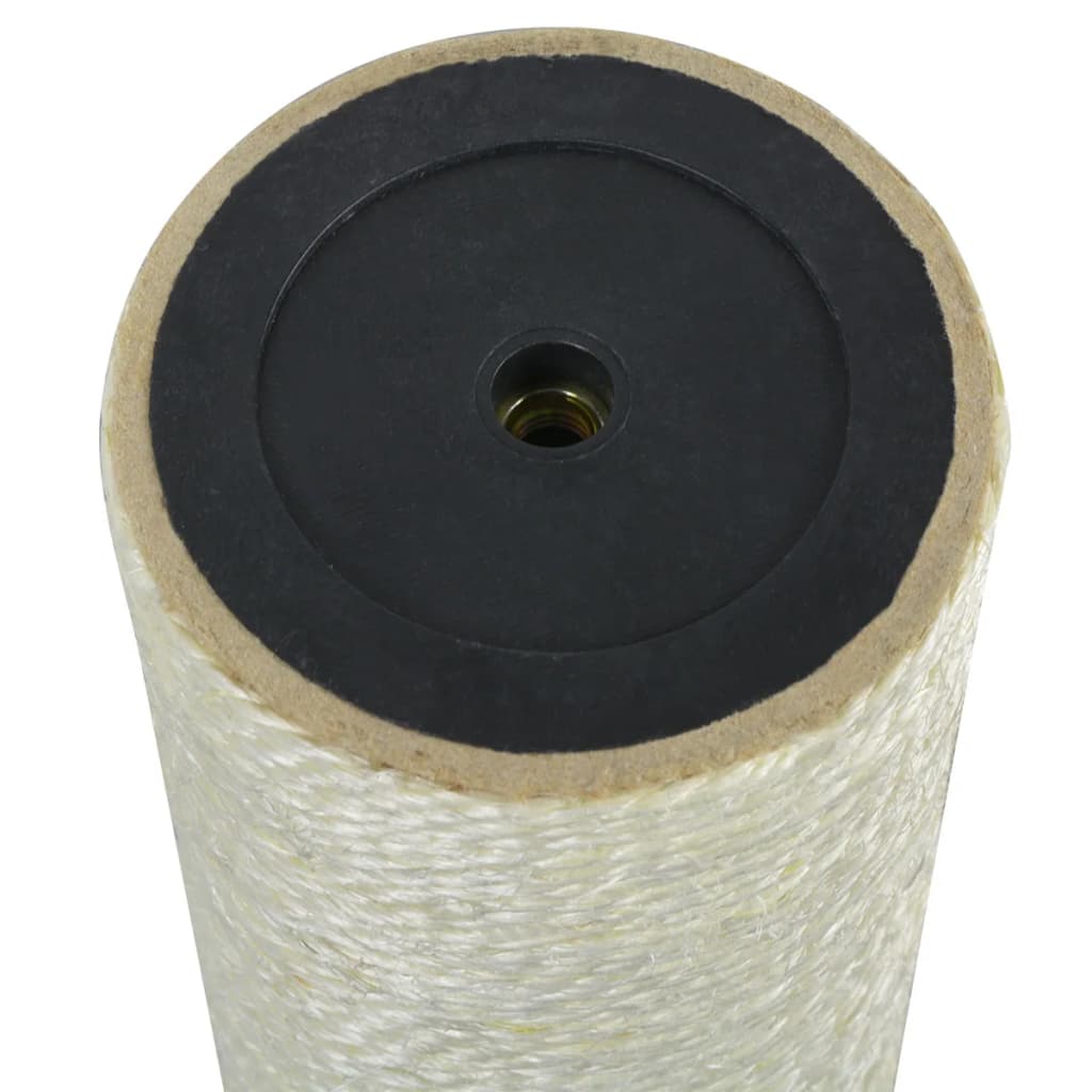 Cat Scratching Post | Beige | Sisal, Particle board | 8x50 cm | Durable