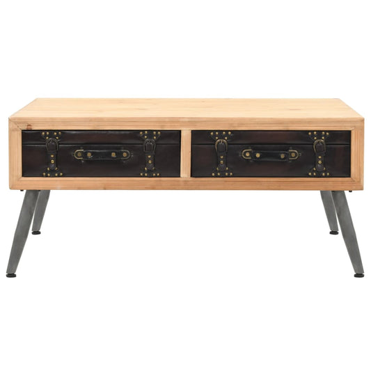 Coffee Table | Natural Brown | Solid fir wood | Medium | Coffee Table