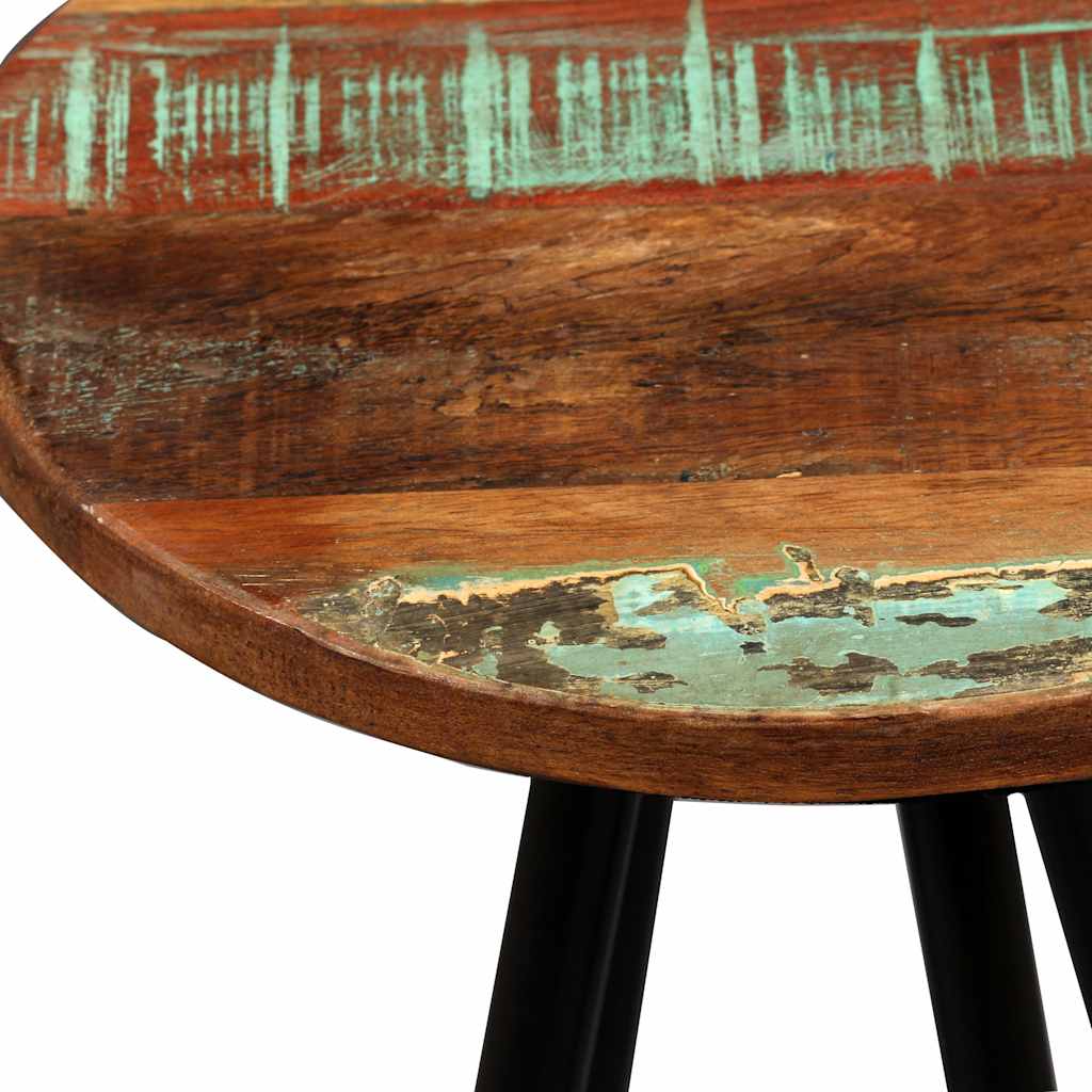 Bar Set | Varied Wood Tones | Solid Reclaimed Wood and Steel | Medium