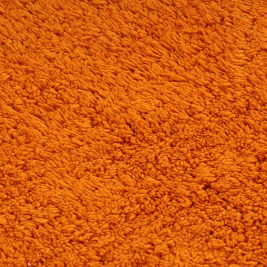 Bath Mat Set | Orange | 100% cotton | One Size | Bath Mat Set