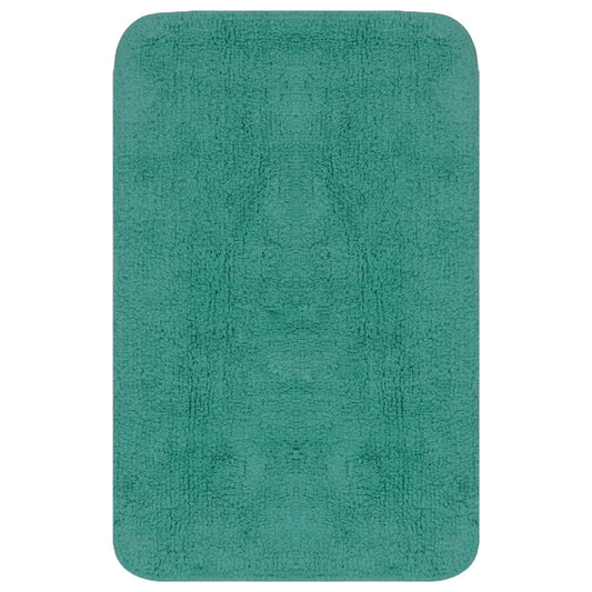 Bath Mat Set | Turquoise | 100% Cotton | 63 x 93 cm | Bath Mat Set