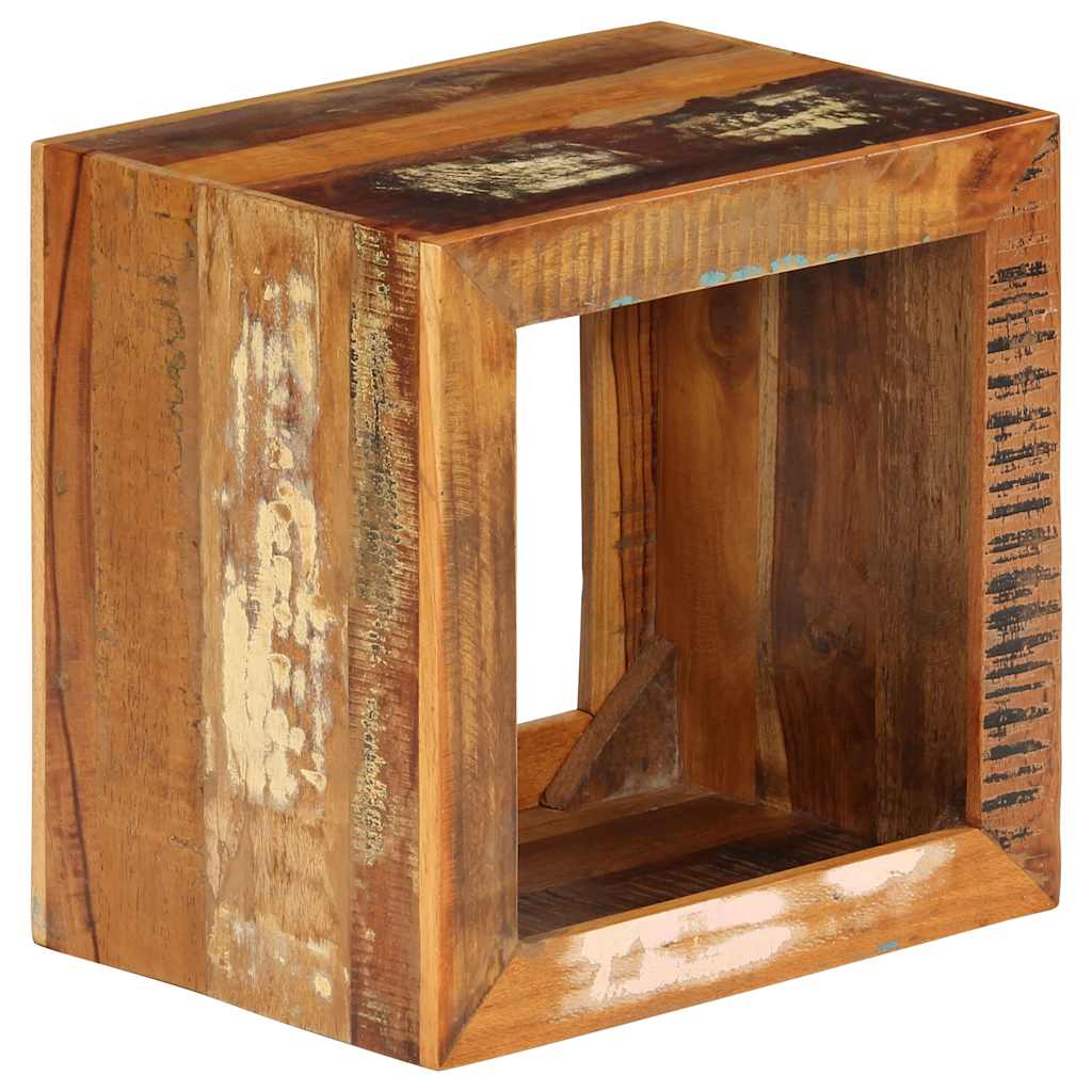 Stool | Various wood tones | Solid Reclaimed Wood | Compact | Stool