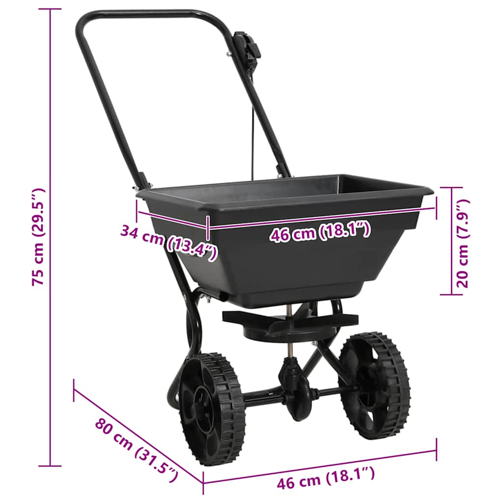 Spreader | Black | Steel, PVC | Medium | Height-Adjustable