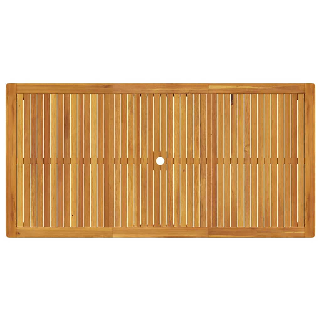 Dining Table | Natural Brown | Solid Acacia wood | Large | Durable