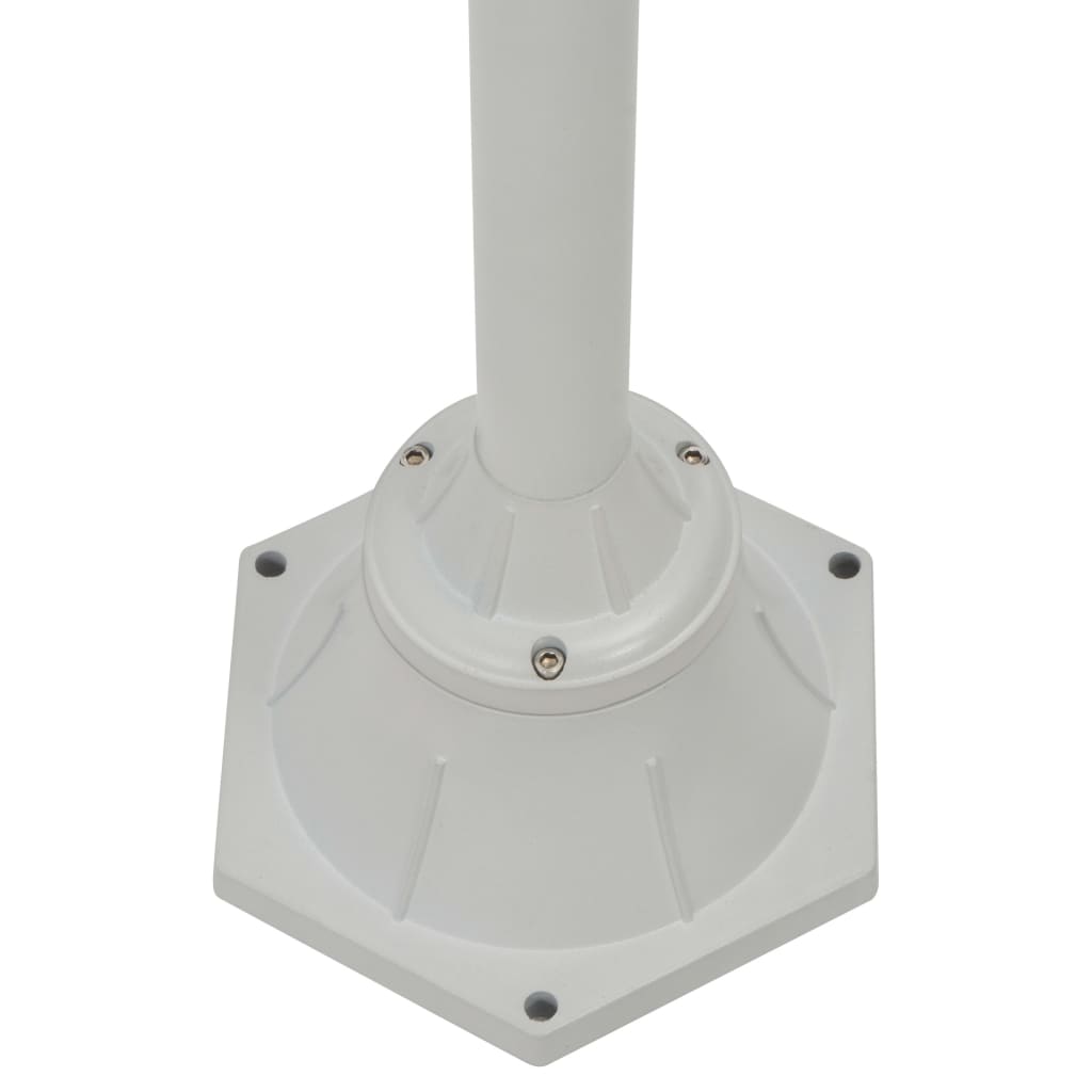 Garden Post Light | White | Aluminium, PVC | 220 cm height | Durable