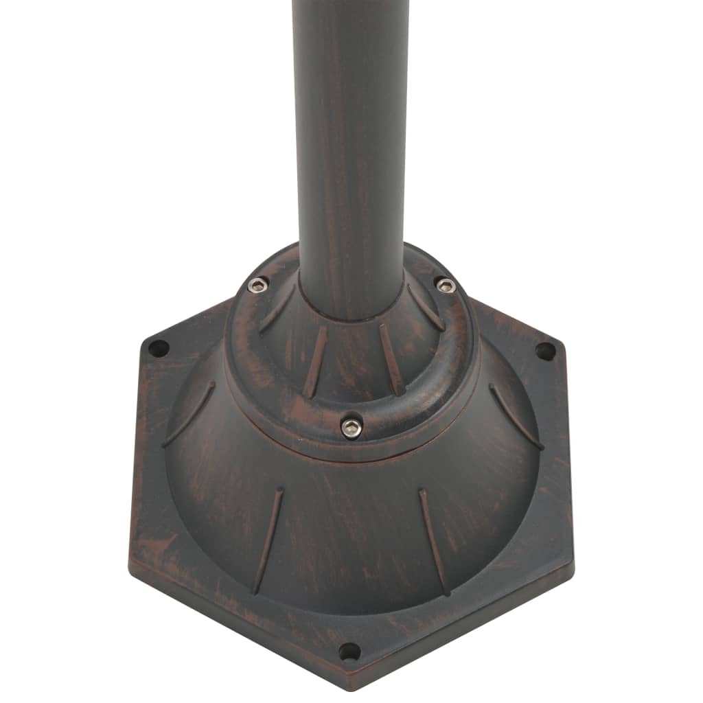 Garden Standing Light | Bronze | Aluminium and PVC | 220 cm tall | Sturdy