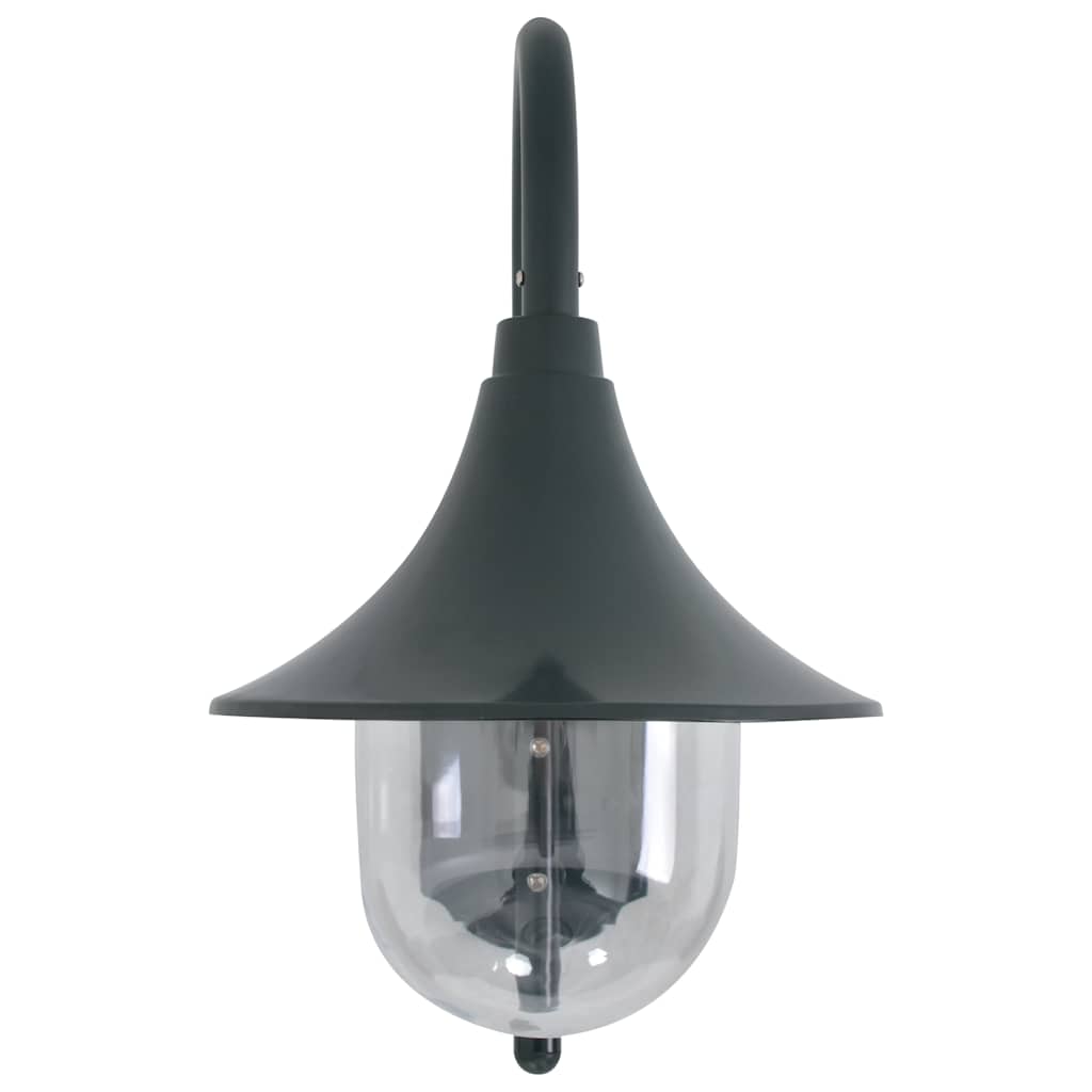 Outdoor Wall Light | Dark Green | Aluminium | Medium | Decorative Inlays