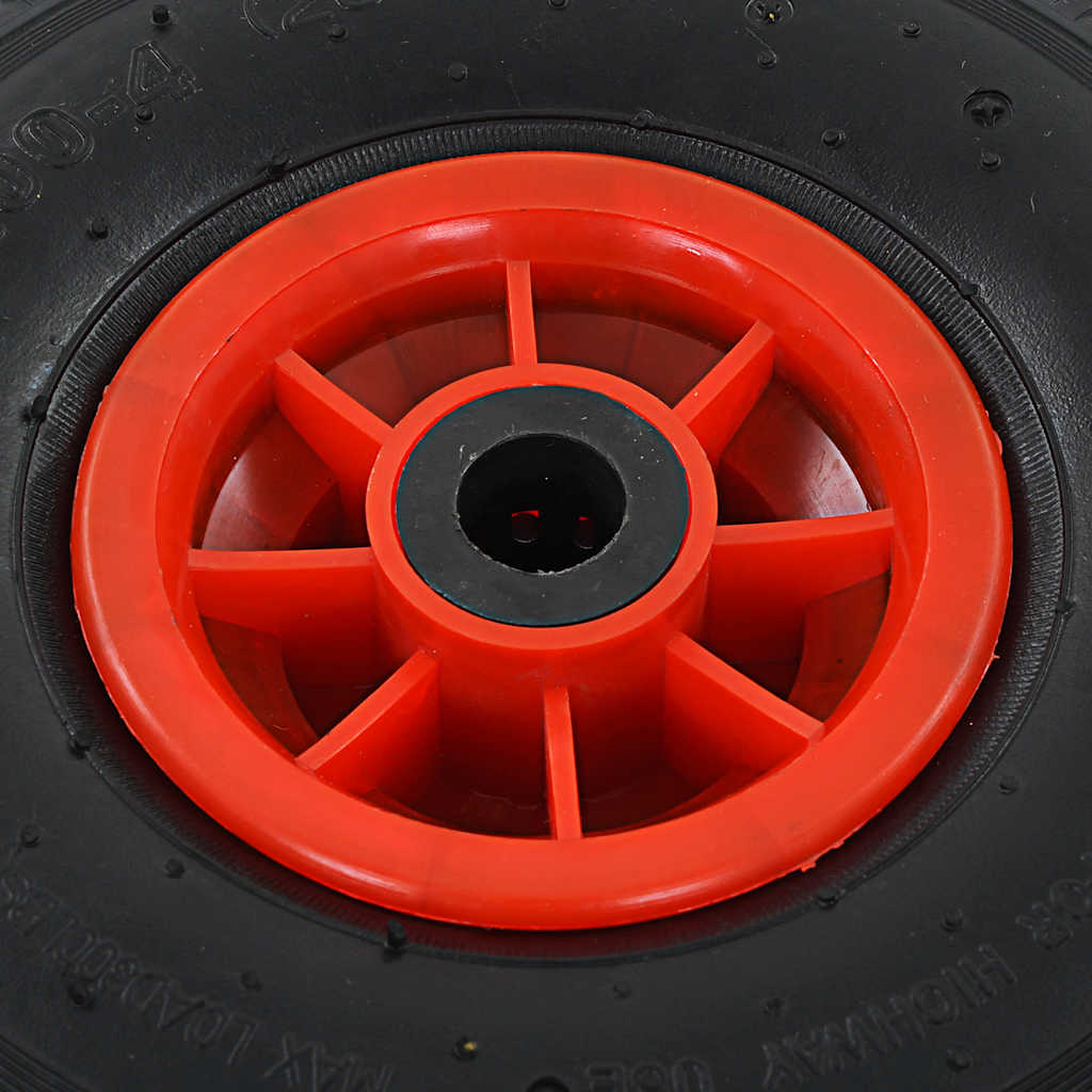 Sack Truck Wheels 4 pcs Rubber 3.00-4 (245x82)