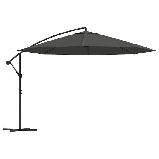 Cantilever Garden Parasol | Anthracite | Polyester and Metal | Large