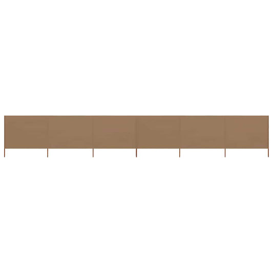 Wind Screen | Taupe | Non-woven fabric, Wooden poles | Large | Foldable